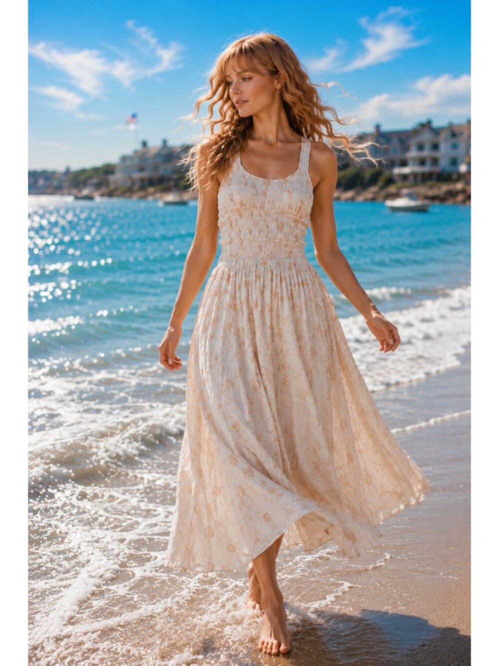 Sancia Anthropologie Eloine Cerion Shell Midi Dress Size Small New With Tags